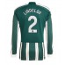 Tanie Strój piłkarski Manchester United Victor Lindelof #2 Koszulka Wyjazdowej 2023-24 Długie Rękawy